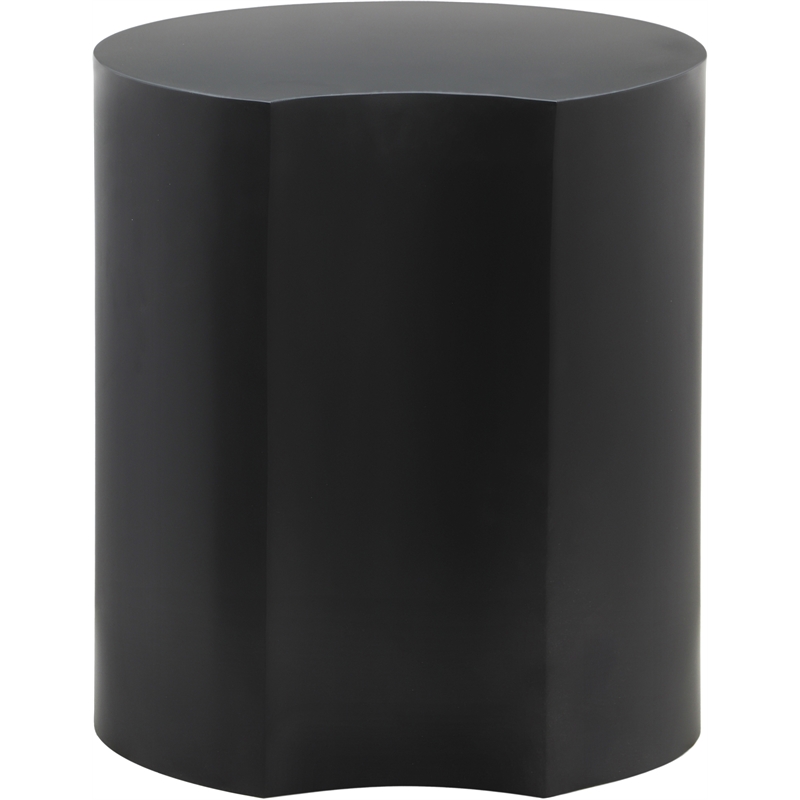 Meridian Furniture Dimple Black Iron Metal End Table