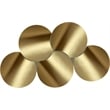 Meridian Furniture Dimple 5 Piece Gold Iron Metal Coffee Table