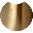 Meridian Furniture Dimple Gold Iron Metal End Table