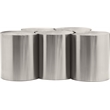 Meridian Furniture Dimple 5 Piece Silver Iron Metal Coffee Table
