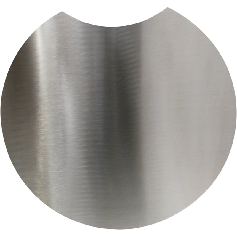 Meridian Furniture Dimple Silver Iron Metal End Table