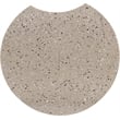 Meridian Furniture Dimple Taupe Terrazzo Pattern Iron Metal End Table