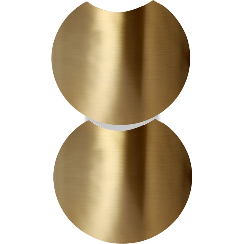 Meridian Furniture Dimple 2 Piece Gold Iron Metal End Table