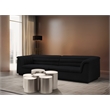 Meridian Furniture Dimple 6 Piece Silver Iron Metal Coffee Table