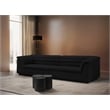 Meridian Furniture Dimple 3 Piece Black Terrazzo Pattern Iron Metal Coffee Table