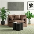 Meridian Furniture Dimple 3 Piece Black Terrazzo Pattern Iron Metal Coffee Table