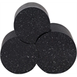 Meridian Furniture Dimple 3 Piece Black Terrazzo Pattern Iron Metal Coffee Table