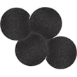 Meridian Furniture Dimple 4 Piece Black Terrazzo Pattern Iron Metal Coffee Table