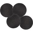 Meridian Furniture Dimple 4 Piece Black Terrazzo Pattern Iron Metal Coffee Table