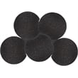 Meridian Furniture Dimple 5 Piece Black Terrazzo Pattern Iron Metal Coffee Table