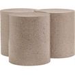 Meridian Furniture Dimple 3 Piece Taupe Terrazzo Pattern Iron Metal Coffee Table