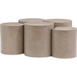 Meridian Furniture Dimple 5 Piece Taupe Terrazzo Pattern Iron Metal Coffee Table