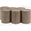 Meridian Furniture Dimple 6 Piece Taupe Terrazzo Pattern Iron Metal Coffee Table