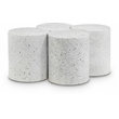 Meridian Furniture Dimple 4 Piece White Terrazzo Pattern Iron Metal Coffee Table