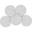 Meridian Furniture Dimple 5 Piece White Terrazzo Pattern Iron Metal Coffee Table