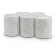 Meridian Furniture Dimple 5 Piece White Terrazzo Pattern Iron Metal Coffee Table