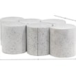 Meridian Furniture Dimple 6 Piece White Terrazzo Pattern Iron Metal Coffee Table