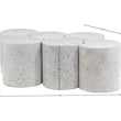 Meridian Furniture Dimple 6 Piece White Terrazzo Pattern Iron Metal Coffee Table