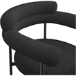 Meridian Furniture Blake Black Boucle Fabric Counter Stool (Set of 2)