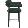 Meridian Furniture Blake Green Boucle Fabric Counter Stool (Set of 2)