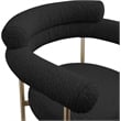 Meridian Furniture Blake Black Boucle Fabric Counter Stool (Set of 2)