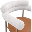 Meridian Furniture Blake Cognac Boucle Fabric Counter Stool (Set of 2)