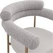 Meridian Furniture Blake Taupe Boucle Fabric Counter Stool (Set of 2)
