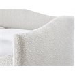Meridian Furniture Arlo Cream Boucle Fabric Twin Daybed
