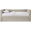 Meridian Furniture Beverly Beige Vegan Leather Twin Daybed