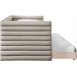 Meridian Furniture Beverly Beige Vegan Leather Twin Daybed
