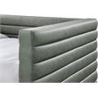 Meridian Furniture Beverly Green Vegan Leather Twin Daybed