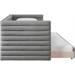 Meridian Furniture Beverly Grey Vegan Leather Twin Daybed
