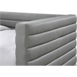 Meridian Furniture Beverly Grey Vegan Leather Twin Daybed