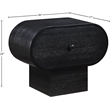 Meridian Furniture Harlow Black Night Stand