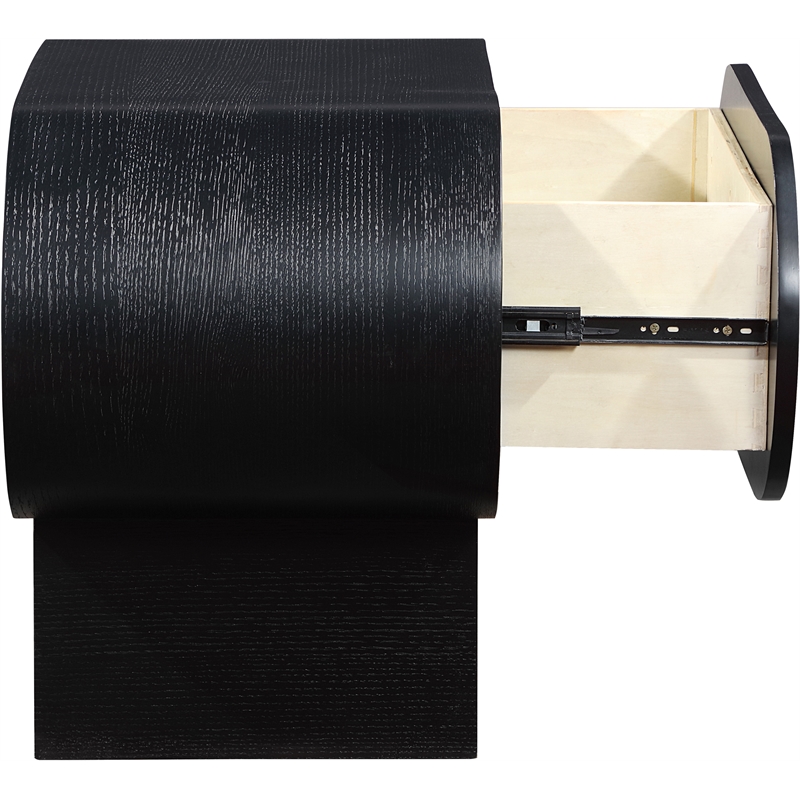 Meridian Furniture Harlow Black Night Stand