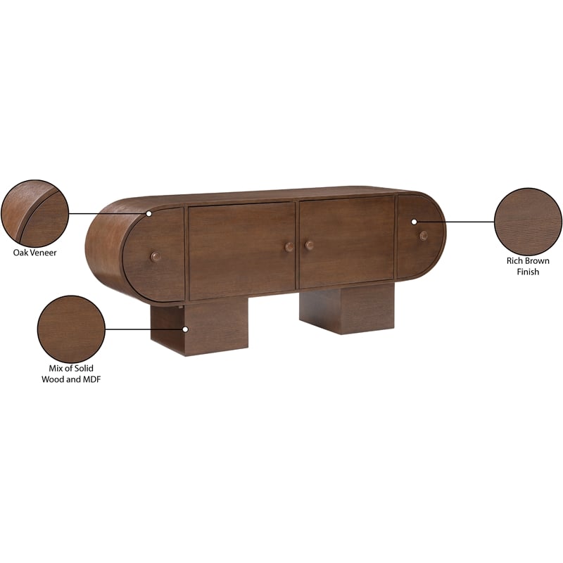 Meridian Furniture Harlow Brown Sideboard/Buffet