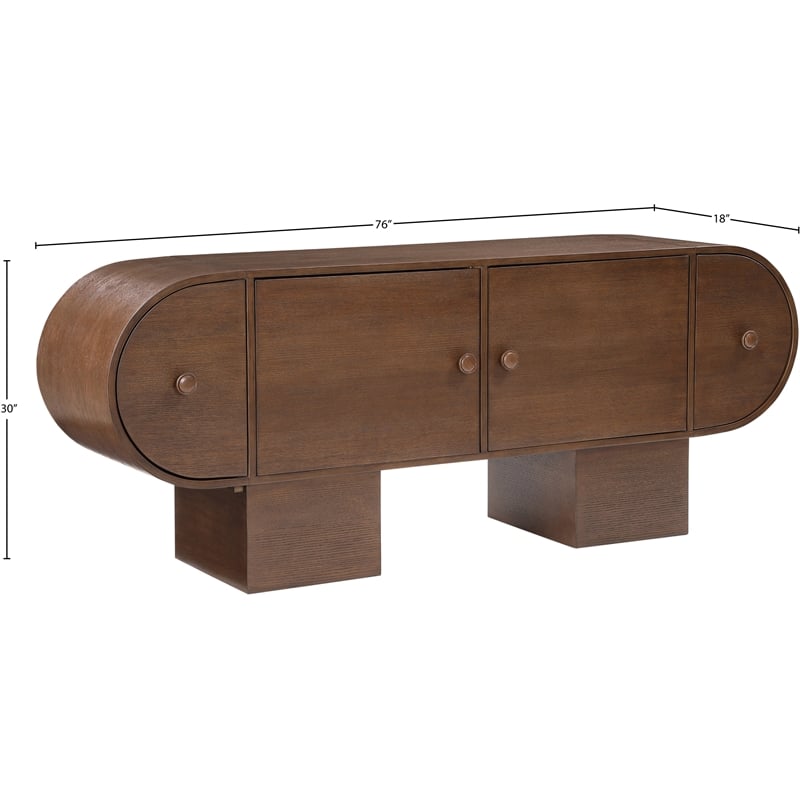 Meridian Furniture Harlow Brown Sideboard/Buffet
