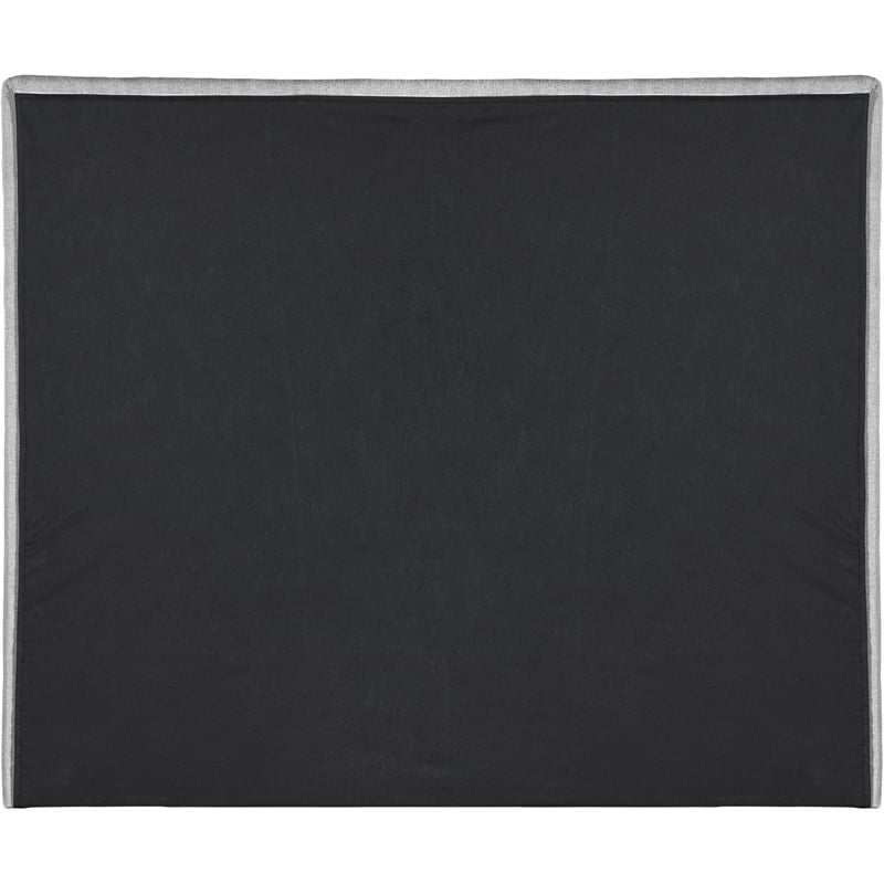Meridian Furniture Maxwell Grey Linen Textured Fabric King Bed