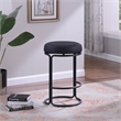 Meridian Furniture Madison Black Vegan Leather Counter Stool (Set of 2)
