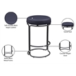 Meridian Furniture Madison Black Vegan Leather Counter Stool (Set of 2)
