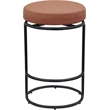 Meridian Furniture Madison Cognac Vegan Leather Counter Stool (Set of 2)