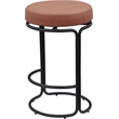 Meridian Furniture Madison Cognac Vegan Leather Counter Stool (Set of 2)