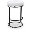 Meridian Furniture Madison Cream Vegan Leather Counter Stool (Set of 2)