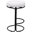 Meridian Furniture Madison Cream Vegan Leather Counter Stool (Set of 2)
