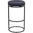 Meridian Furniture Madison Black Vegan Leather Bar Stool (Set of 2)