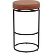 Meridian Furniture Madison Cognac Vegan Leather Bar Stool (Set of 2)
