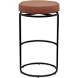 Meridian Furniture Madison Cognac Vegan Leather Bar Stool (Set of 2)