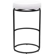 Meridian Furniture Madison Cream Vegan Leather Bar Stool (Set of 2)