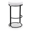 Meridian Furniture Madison Cream Vegan Leather Bar Stool (Set of 2)