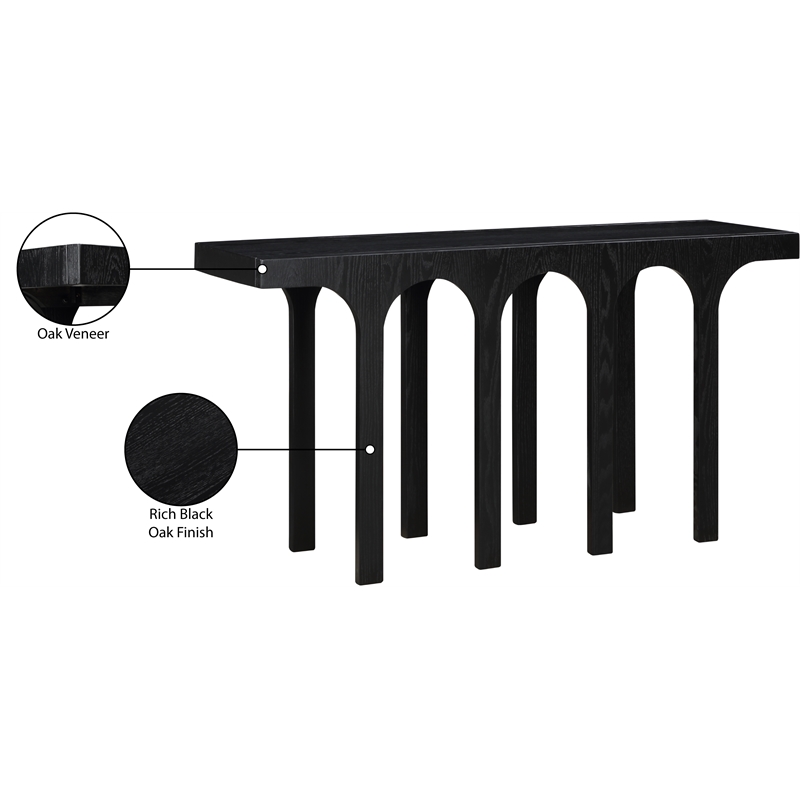 Meridian Furniture Westfield Black Console Table